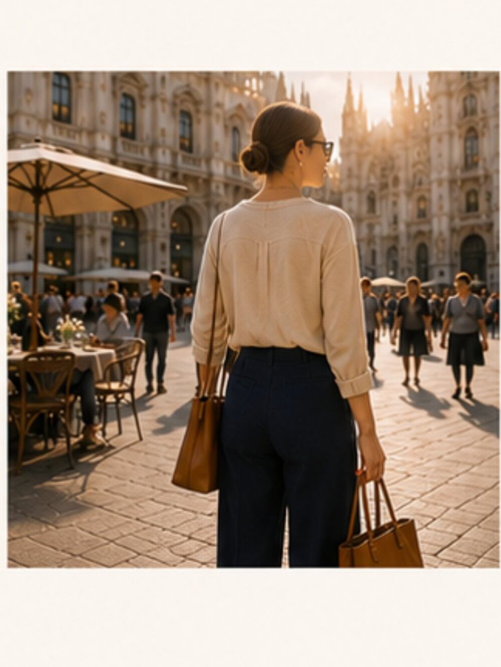 Eileen Fisher Navy Relaxed Straight Quiet Luxury Minimalist Pants - Picture 4 of 7